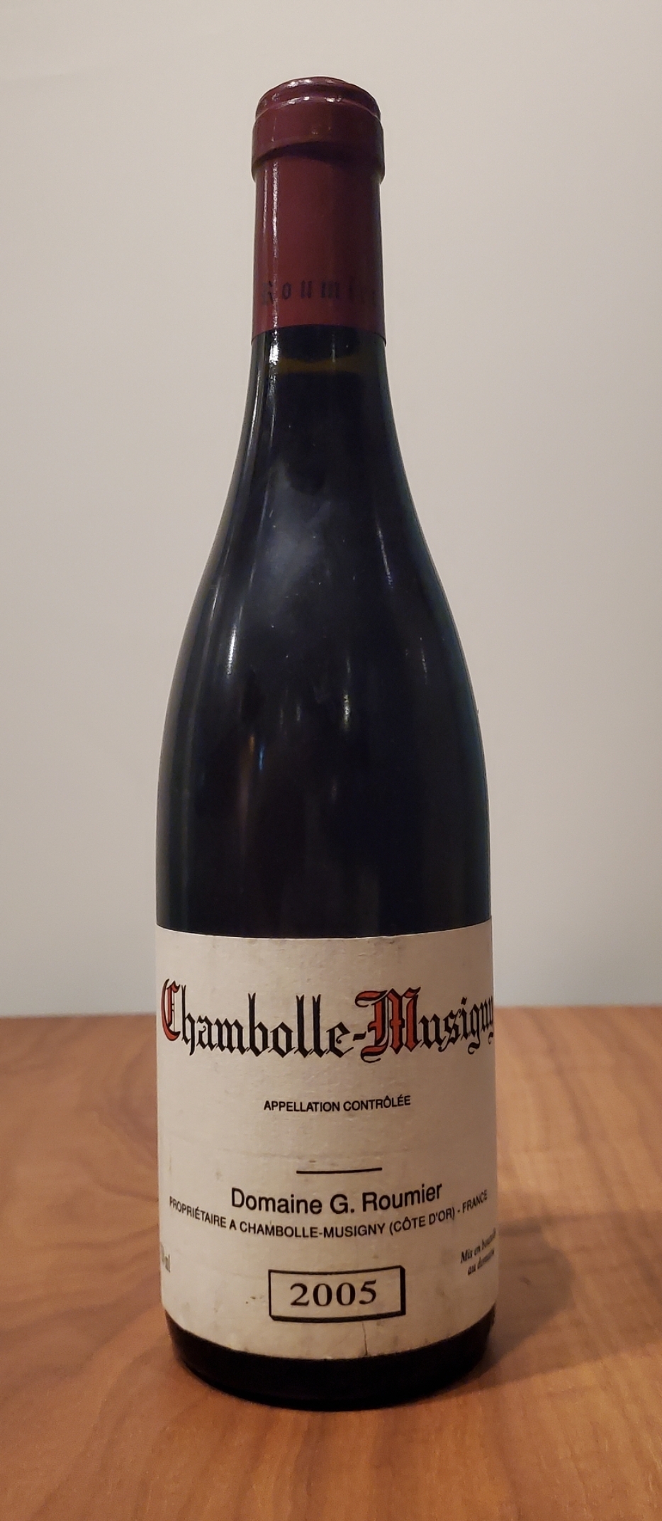 ジョルジュ ルーミエ シャンボール ミュジニー 2005 Georges Roumier Chambolle Musigny